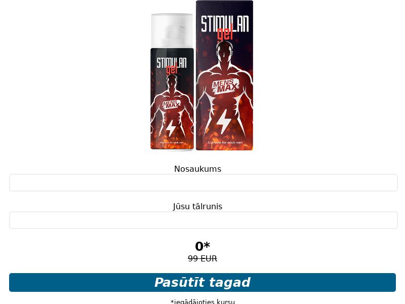 Stimulan gel 50 ml free LV - potency