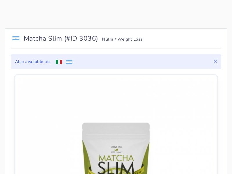 Matcha Slim