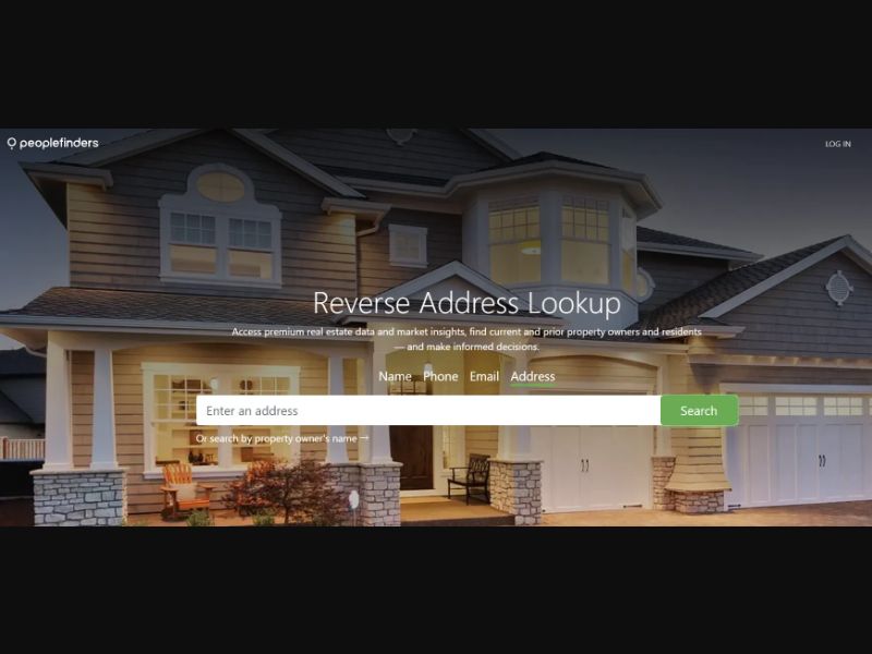 PeopleFinders Address Search - CPA - Desktop & Mobile [US] 