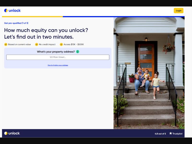 Unlock Home Equity Agreement | US