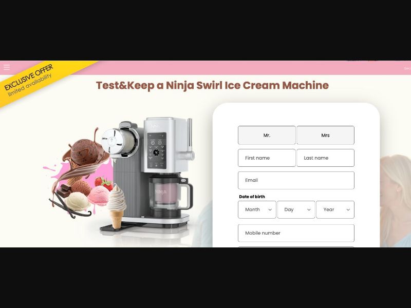 37077 - US - [WEB+MOB] - Ninja Swirl Ice Cream Machine - CPL SOI 