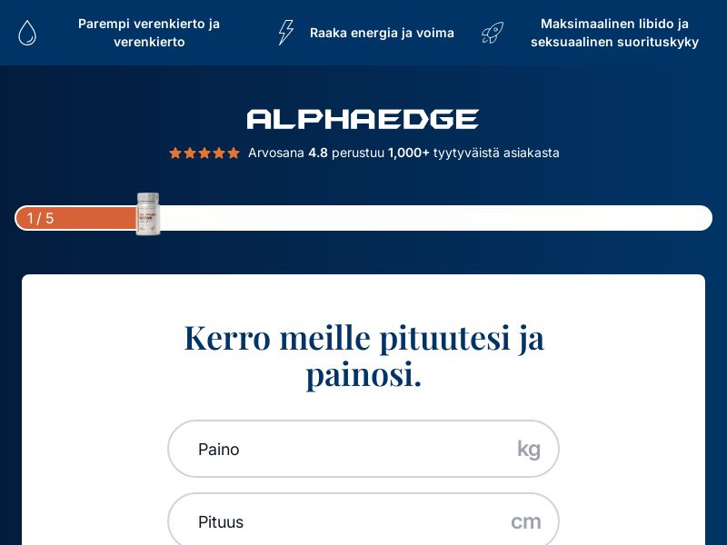 ! NEW OFFER - Alpha Edge ME - DTC [FI] (Social,Banner,Native,Push,SEO,Search,Brand Bidding) - CPA 