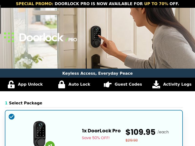 DoorLock Pro SS - US