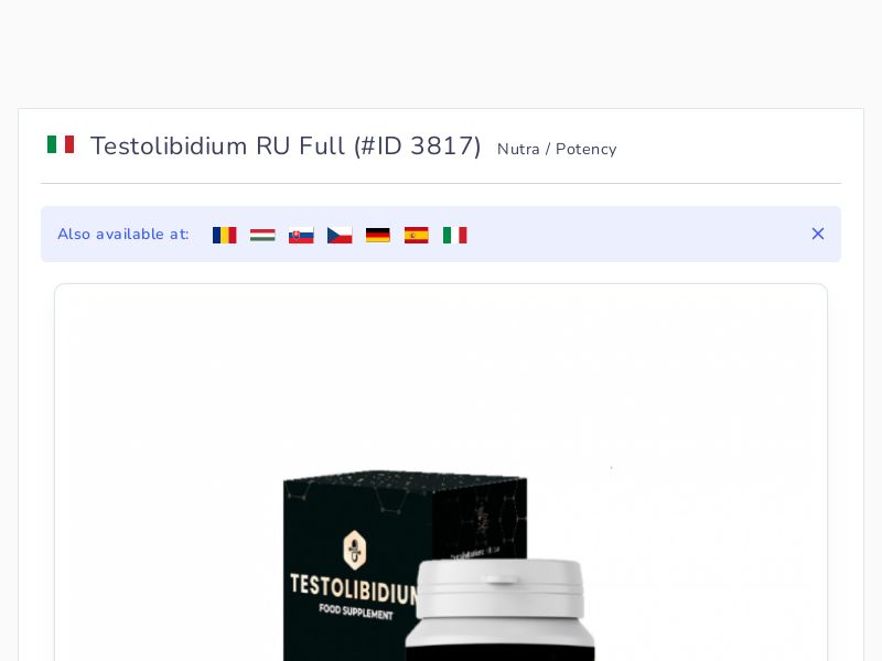Testolibidium RU Full