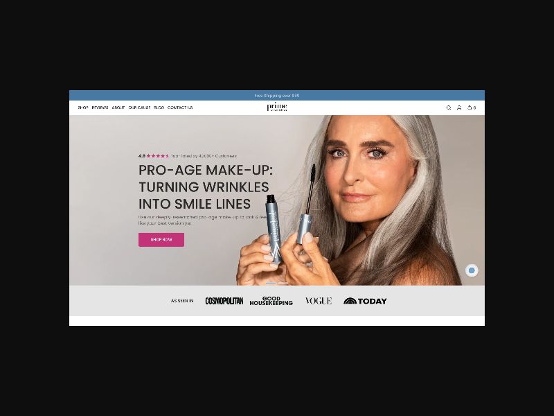 Prime Prometics - Pro-Age Makeup & Skincare - RevShare (US,CA,AU,UK)