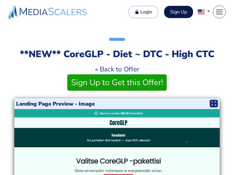 CoreGLP - Diet ~ DTC - High CTC [FI]