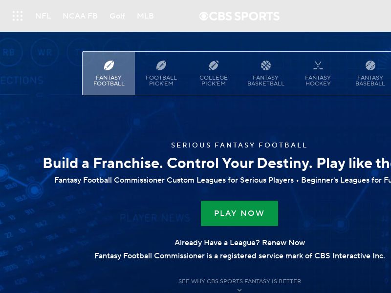 CBS Sports - Online Fantasy Football