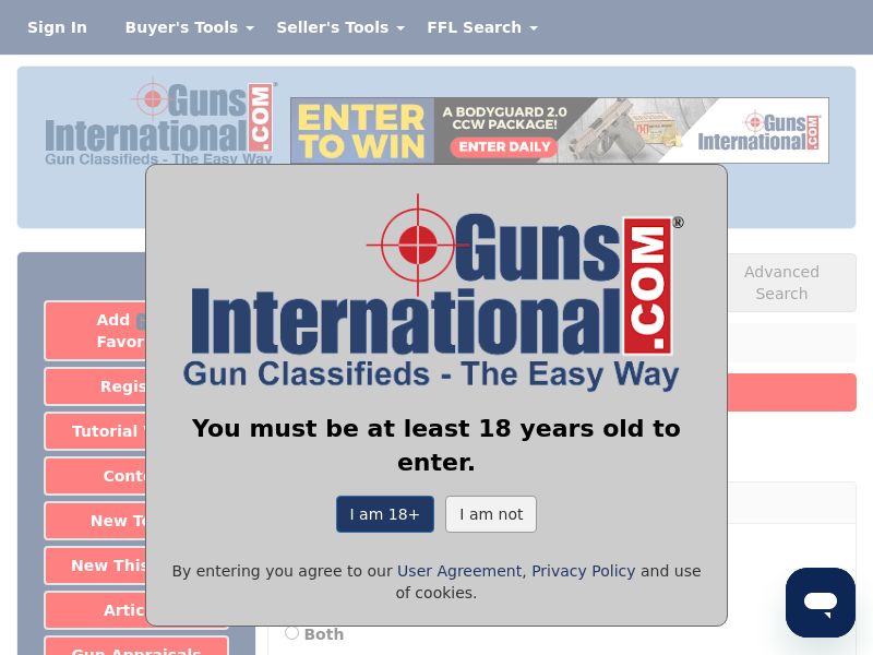 GunsInternational.com - Gun Classifieds The Easy Way! - US