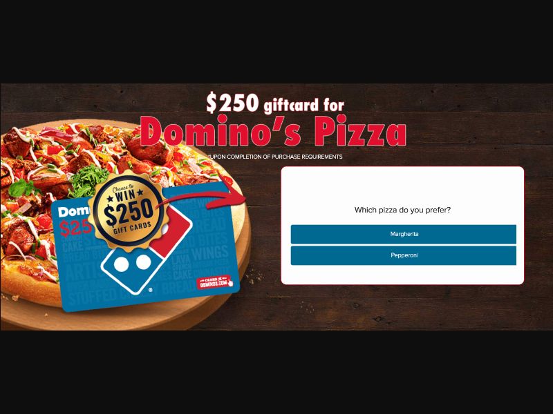 AU - RewardFlux - Dominos Giftcard - (CPL)