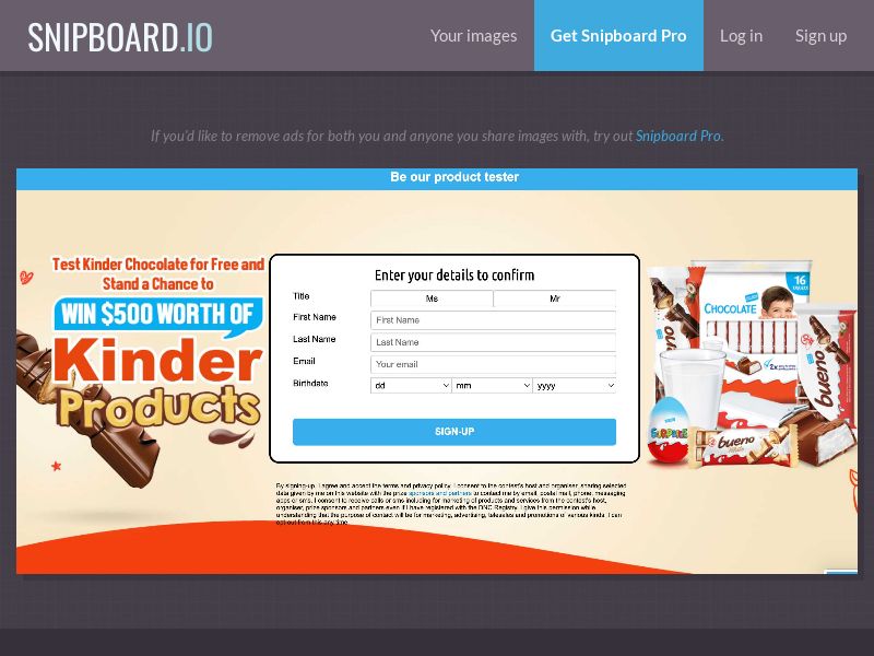 FunClub - Chocolate hamper Kinder Joy without prelander SG - SOI (copy)