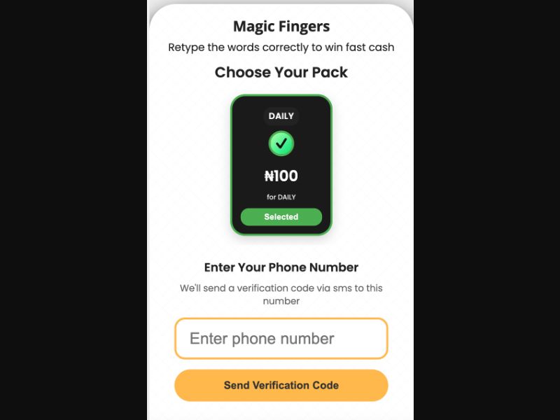 Magic Finger (NG)