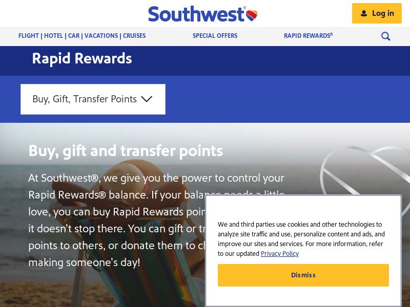 Southwest Airlines Rapid Rewards - Points.Com