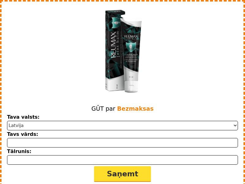 REUMAX balm 50 ml free LV - ARTHRITIS PRODUCT