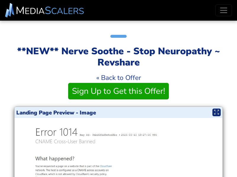 Nerve Soothe - Stop Neuropathy ~ Revshare {+DTC, TSL, VSL, Alt-Landers} [US, DE, CA, AU, UK, FR, IL, +238 More]