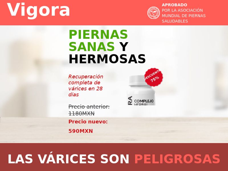 VIGORA 590 MXN - VARICOSIS REMEDY CAPS