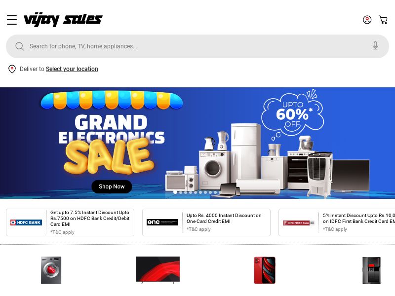 Vijaysales.com Ecommerce CPS - India