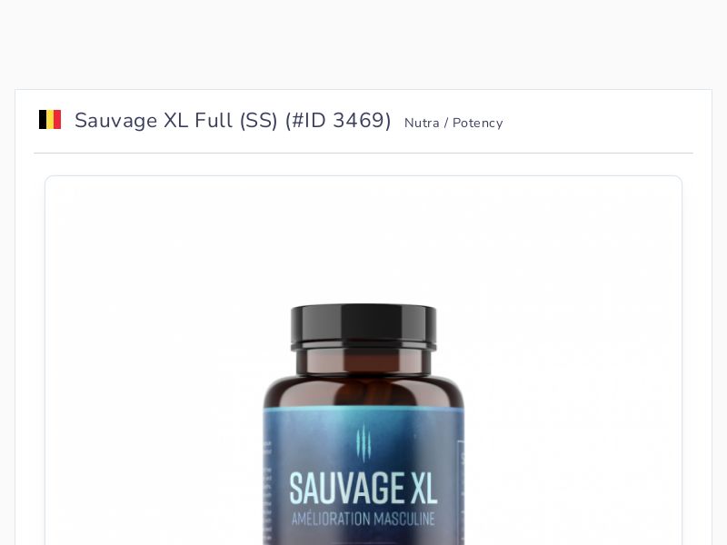 Sauvage XL Full (SS)