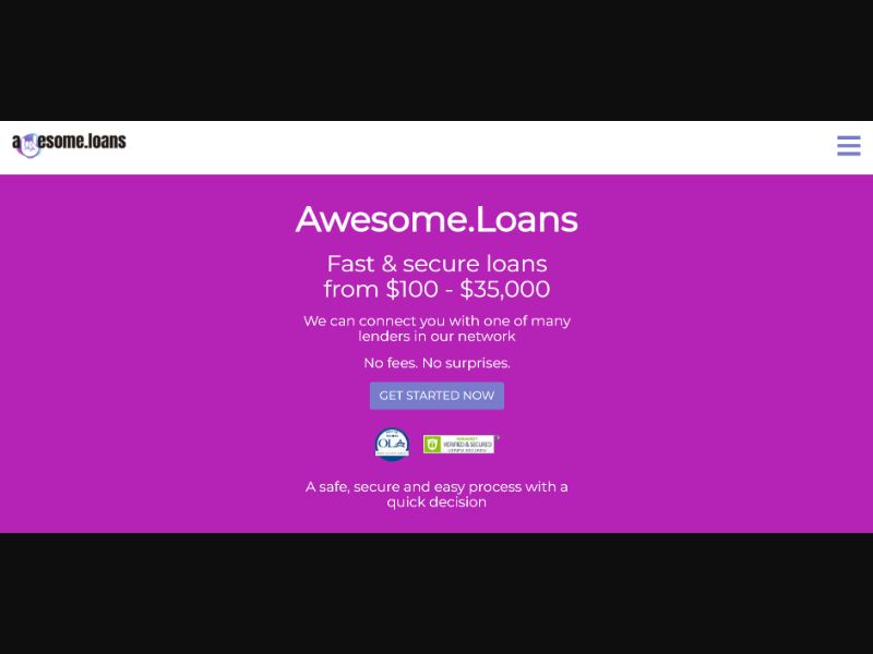 [WEB+MOB] Awesome Loans /US RevShare [Approval required]