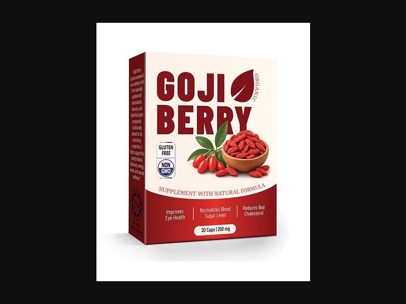 Goji Berry - capsules for vision and hypertension