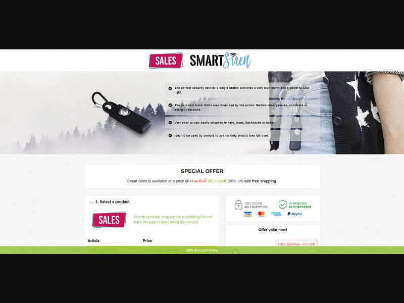 [WEB+MOB] Smart Siren /International (112 GEOs) CPS *FB/TikTok/Google/Taboola Pixel*