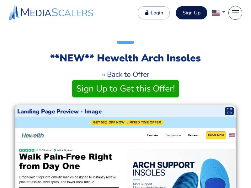 Hewelth Arch Insoles {+Advertorial, DTC} [US, CA, AU, UK]