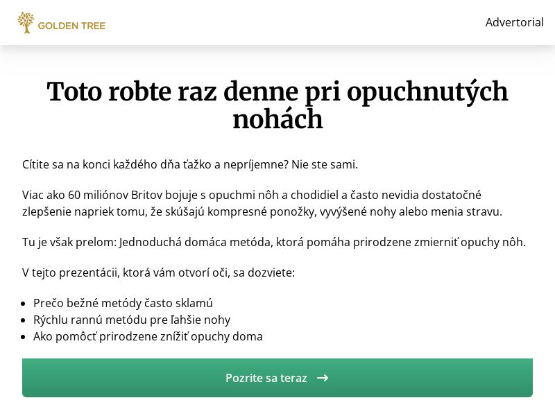 Lymph Relief - VSL [SK] (Social,Banner,Native,Push,SEO,Search,Brand Bidding) - CPA