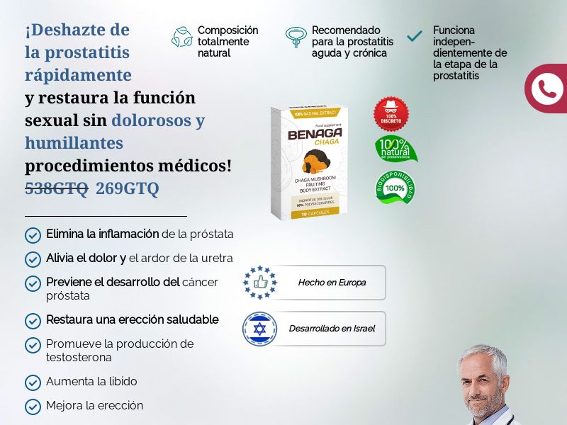Benaga Chaga 269 GTQ - prostatitis