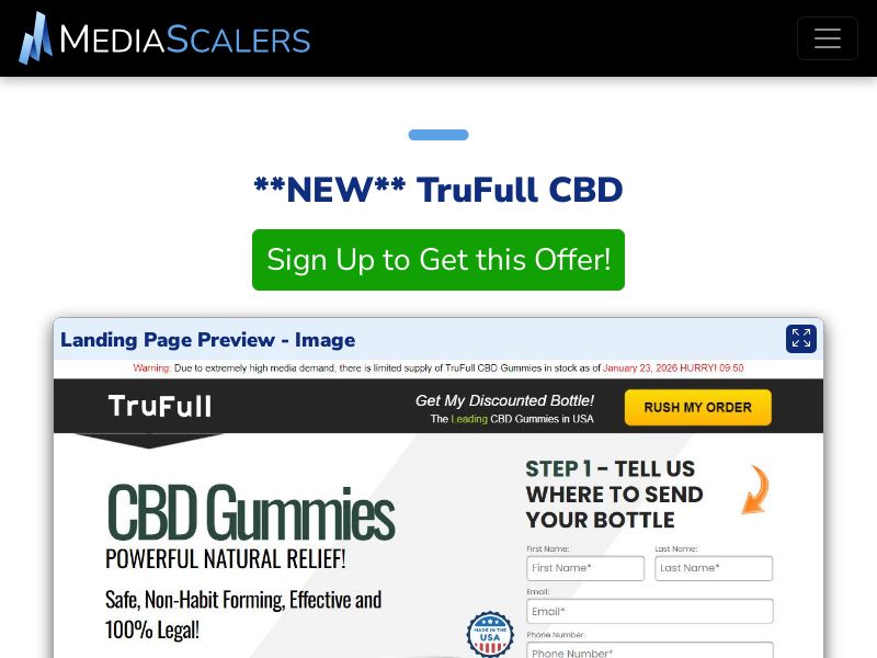 TruFull CBD {+DTC} [US, CA]