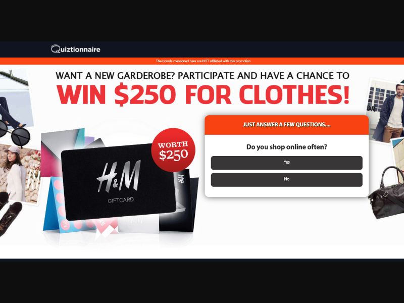 NZ - Quiztionnaire - HM Giftcard - (CPL)