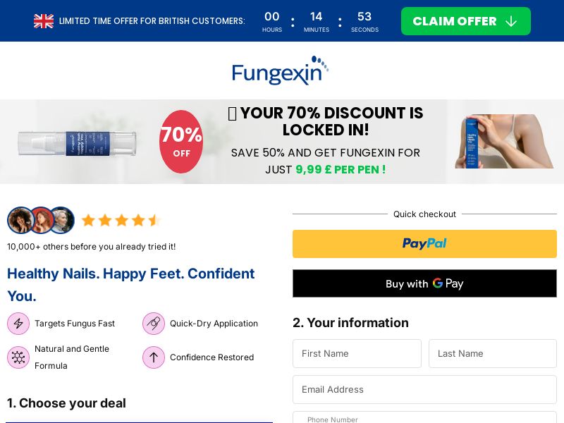 Fungexin Fungus Pen SS - UK