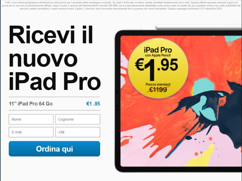 IT - Win Ipad [IT] - CC Submit