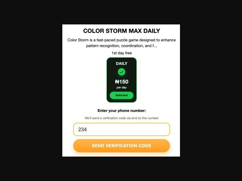 38587 - NG - [MOB] - Color storm (Evina) - MTN - 2 Click