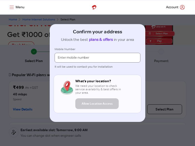 Airtel.in Broadband D2I CPA - India