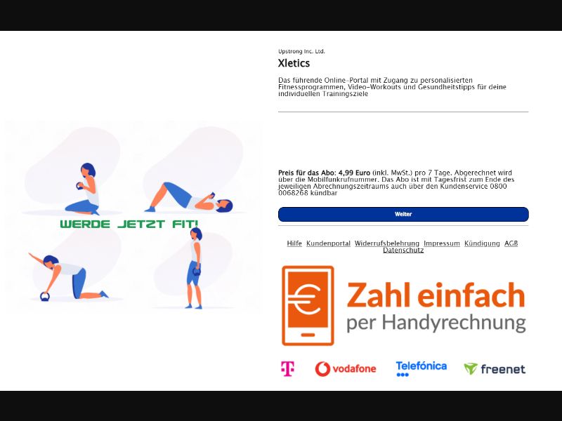 [MOB] Workk-Out /DE [T-Mobile, Vodafone, Debitel] PIN