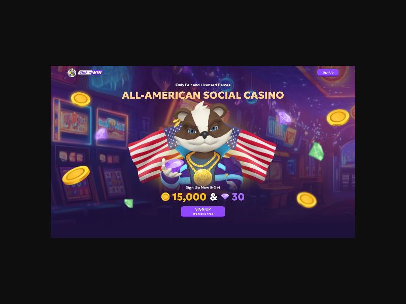 Chipnwin - Social Casino - FTD (US)