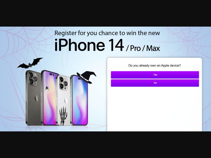 UK - Quiztionnaire - iPhone 14 (Halloween) - (CPL)