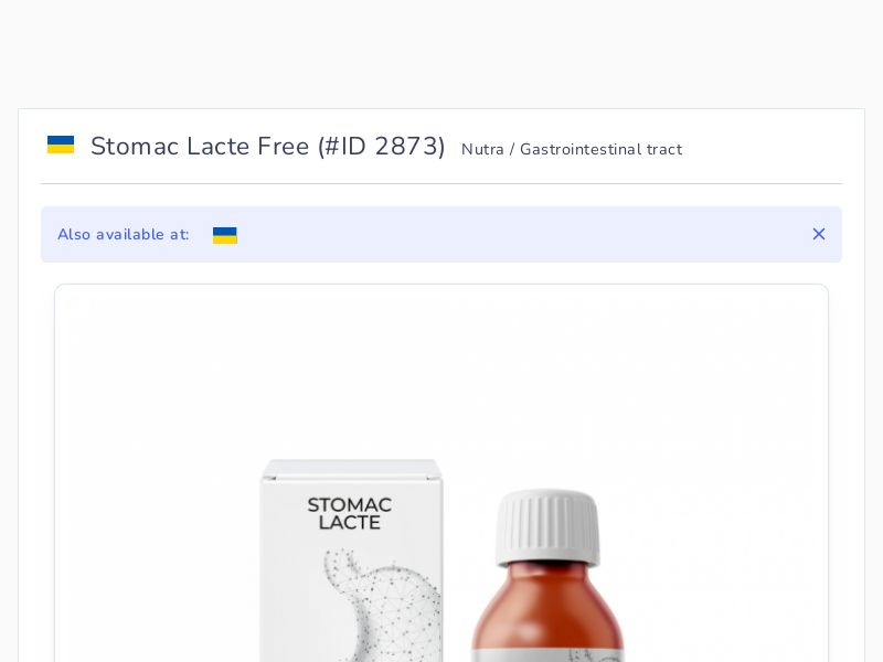 Stomac Lacte Free