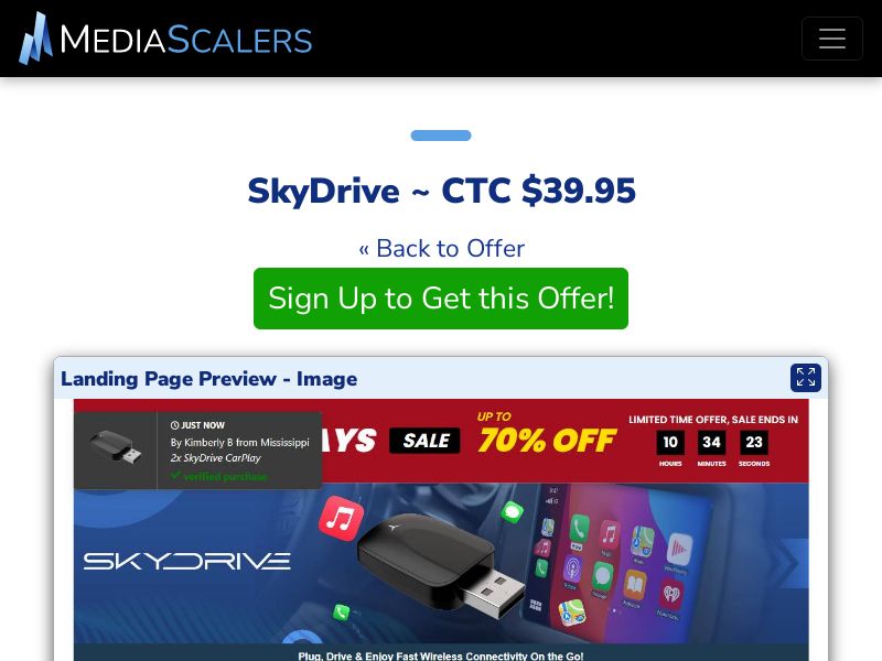 SkyDrive ~ CTC $39.95 {+DTC, Alt-Landers} (Event Tracking) [US]