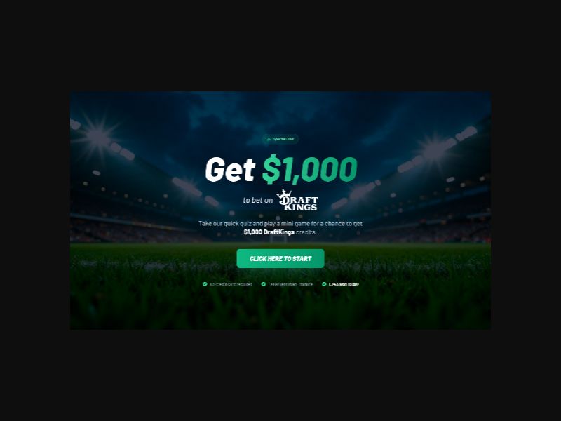 DraftKings - $1K Sweepstakes - CPA (US)