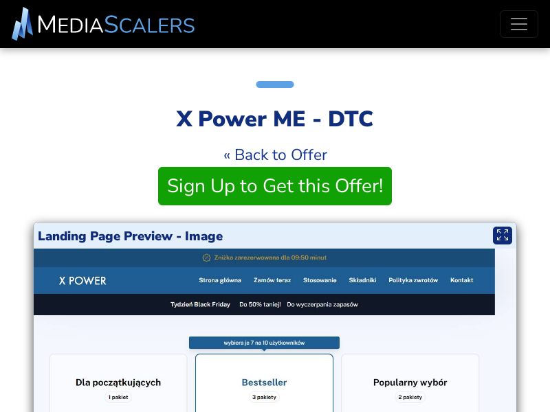 X Power ME - DTC (Event Tracking) [PL]