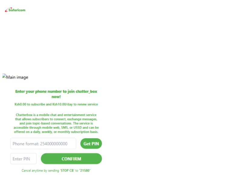 Chatter Box (nonbillable) Safaricom
