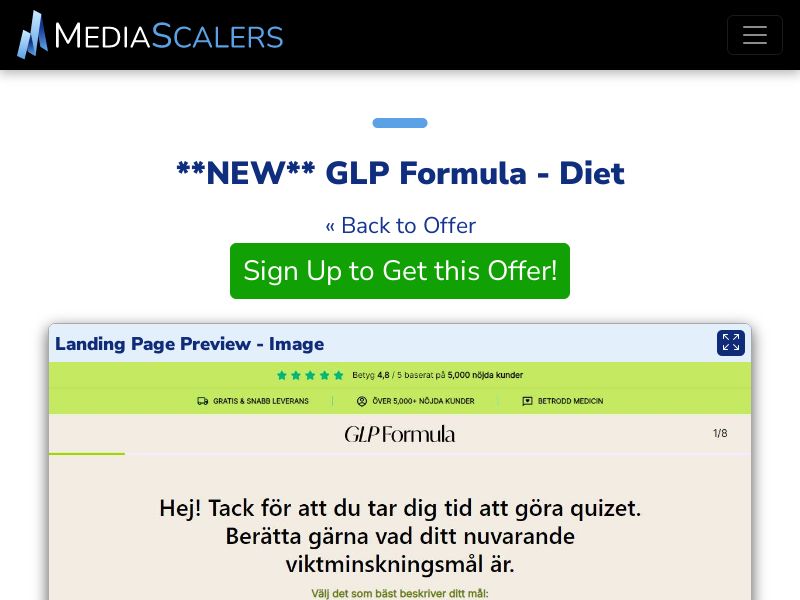 GLP Formula - Diet {+Quiz} [SE]