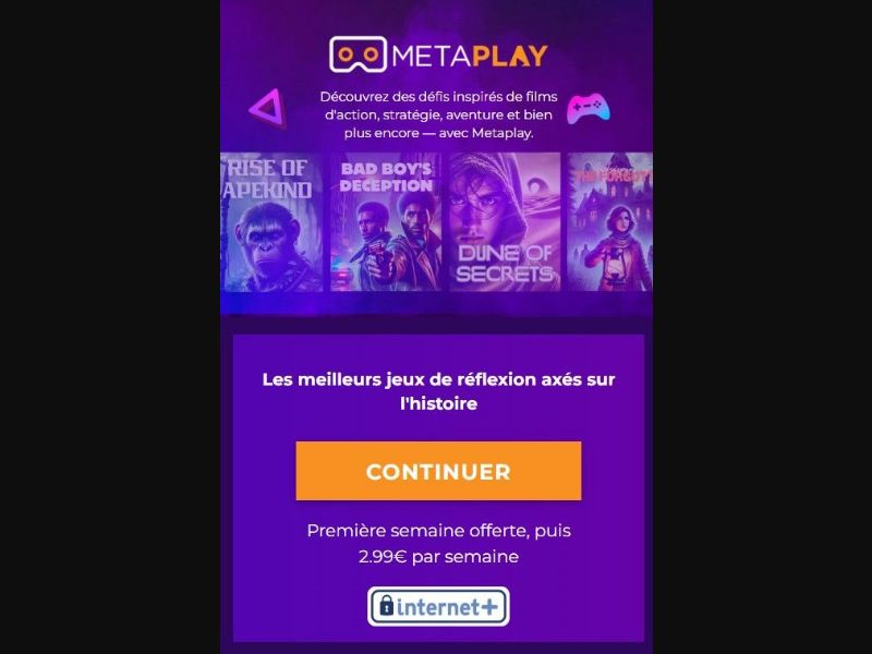 37452 - FR - [MOB] - Metaplay - PIN 