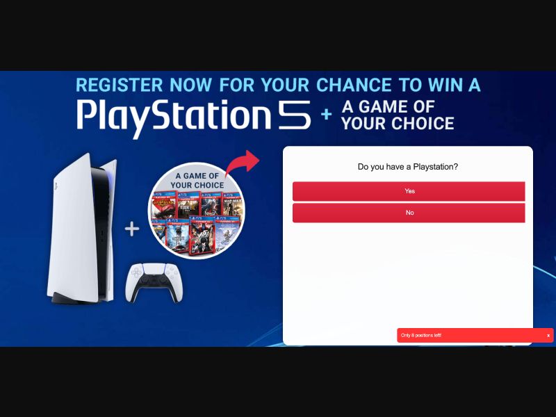 UK - Quiztionnaire - Playstation 5 - (CPL)