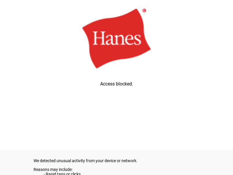 Hanes.com - US