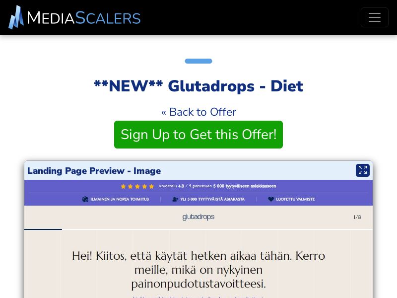 Glutadrops - Diet {+Quiz, DTC} [FI]