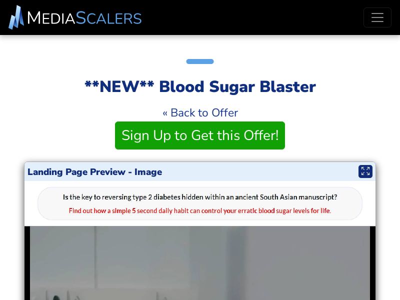 Blood Sugar Blaster {+DTC, TSL, VSL} [US, DE, CA, AU, UK, FR, IL, +238 More]