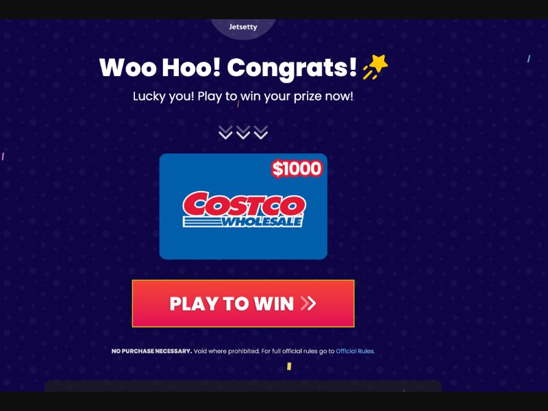 Jetsetty Costco $1000 - CPL(US)