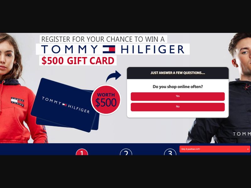 AU - Quiztionnaire - Tommy Hilfiger Giftcard - (CPL)