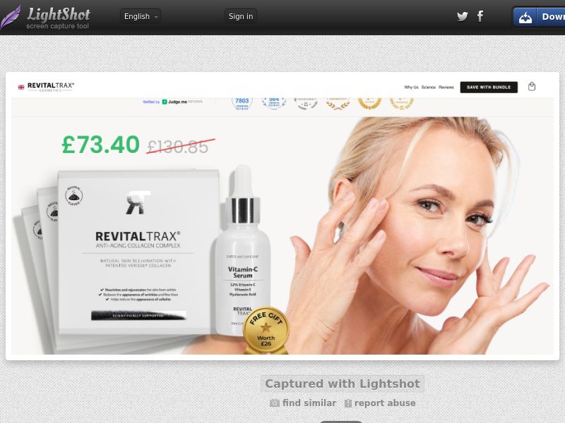 RevitalTrax pre-checkout - UK - CPA
